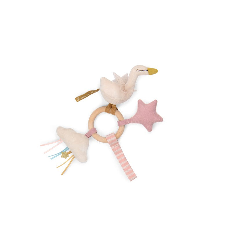 Sonajero con Anillo de Madera Cisne La Petite École de Danse - Moulin Roty