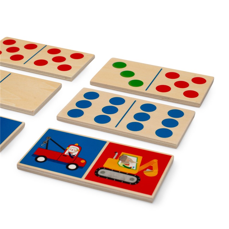 Dominó Vehículos de madera Popipop