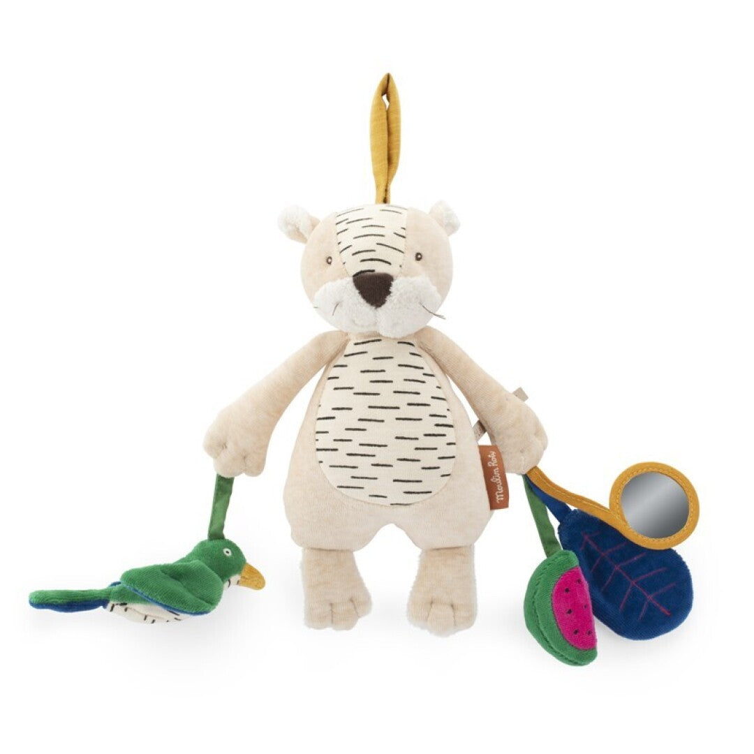 Tigre Baboo de actividades para colgar - Moulin Roty