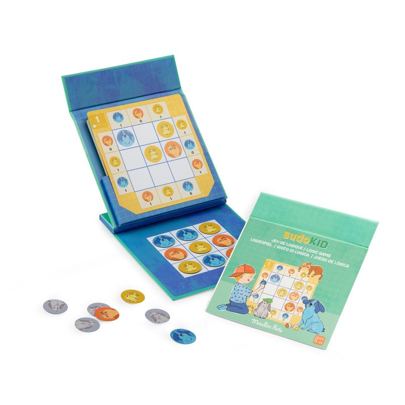 Juego magnético de lógica SudoKid Mercredi - Moulin Roty