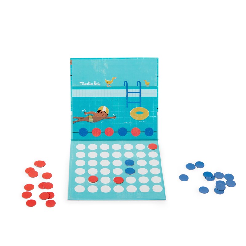 Juego magnético 4 en raya Mercredi - Moulin Roty