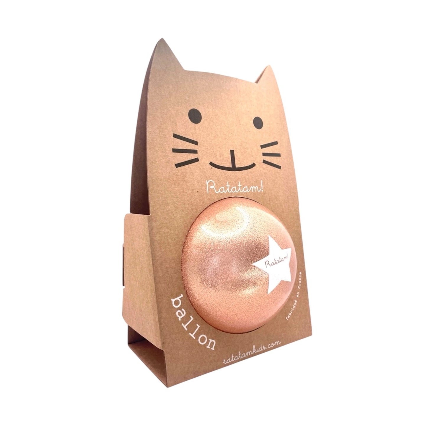 Pelota glitter 22 cm (Cobre) - Ratatam