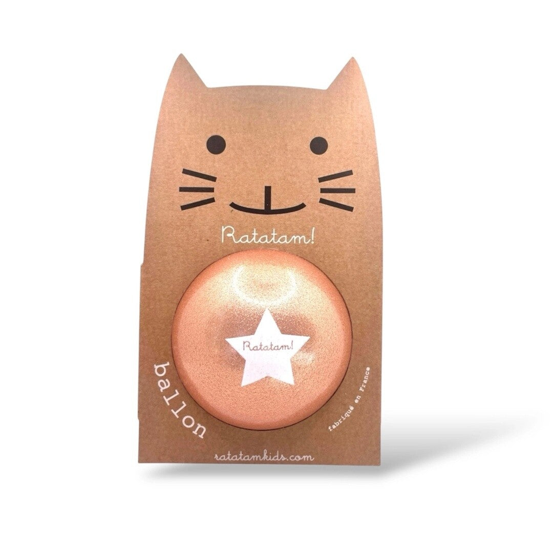 Pelota glitter 22 cm (Cobre) - Ratatam