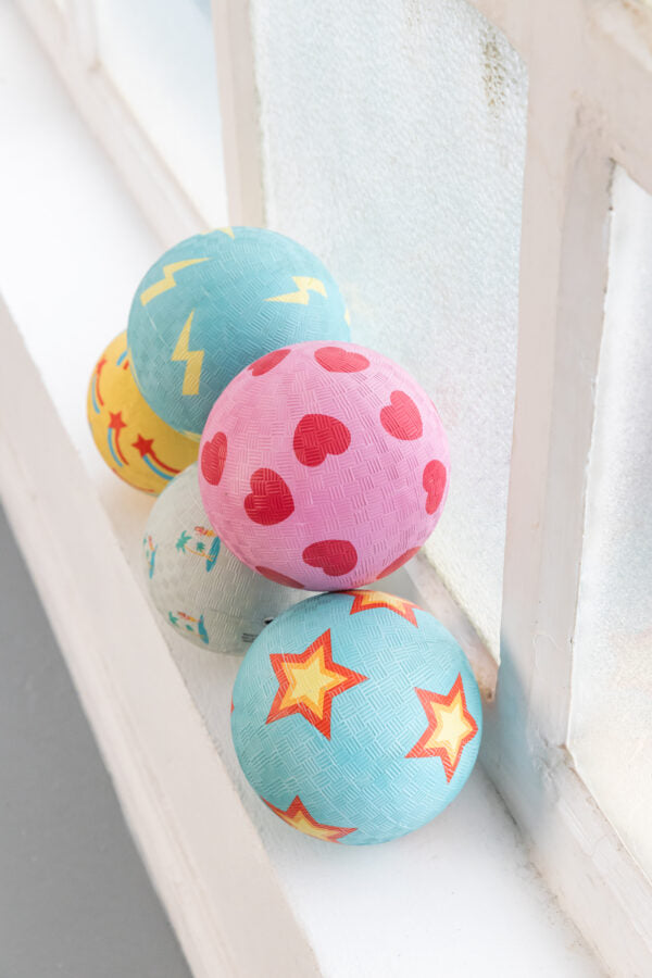Pelota 12 cm (Estampado de estrellas) - Ratatam