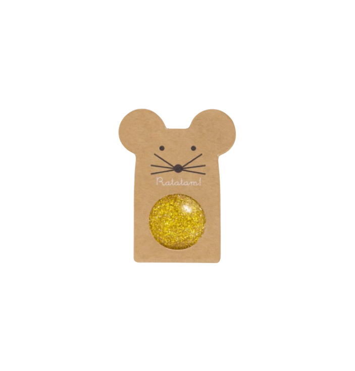 Pelota  saltarina pájaro 42 mm (Amarillo) - Ratatam