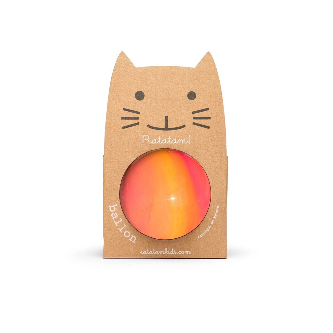 Pelota gum 15 cm (Naranja) - Ratatam