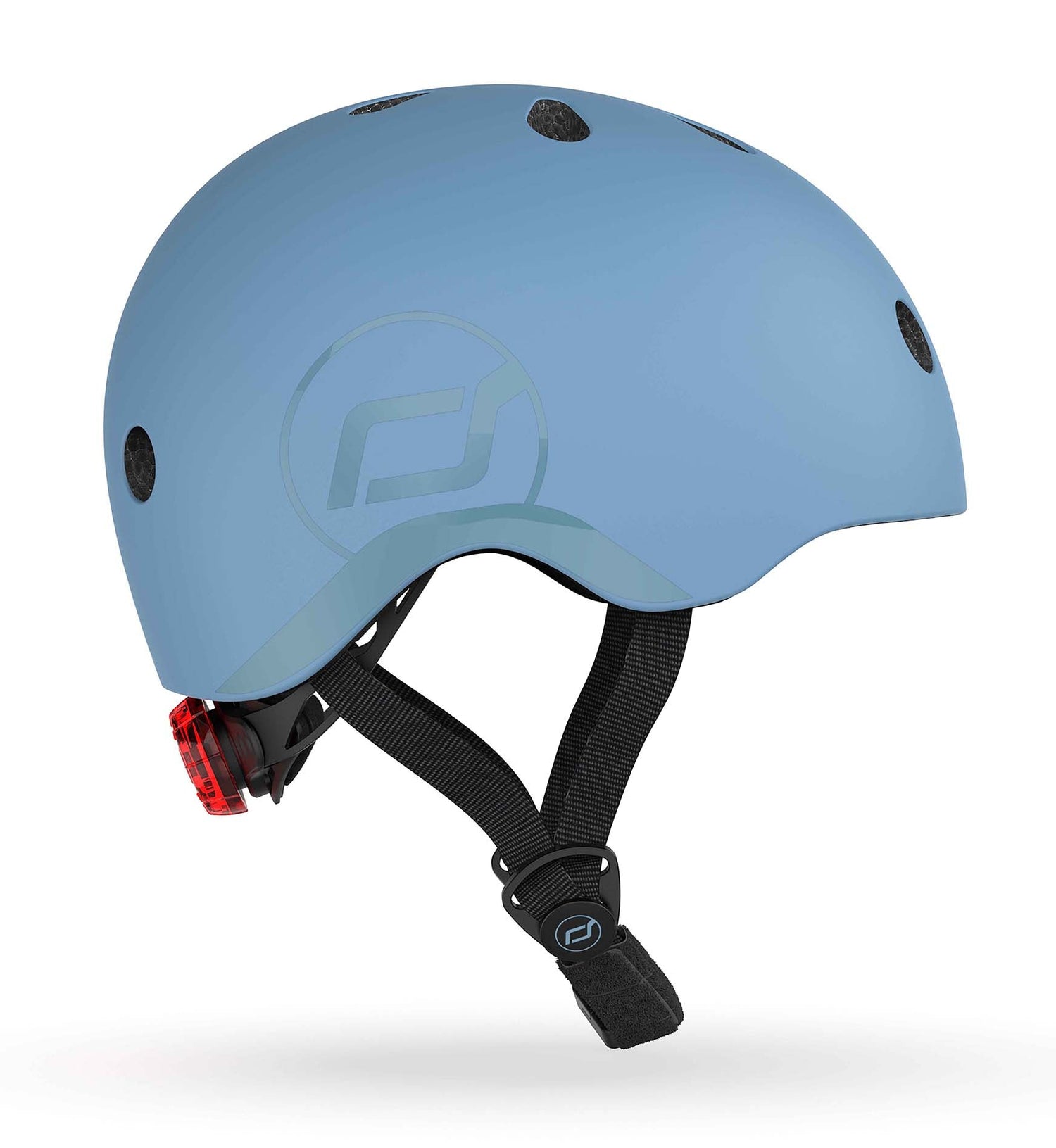 Casco de seguridad infantil LED S-M Steel - Scoot & Ride