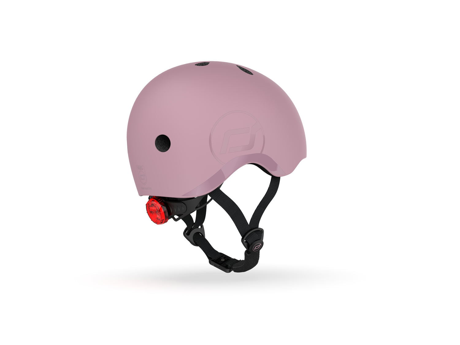Casco de seguridad infantil LED S-M Wildberry - Scoot & Ride