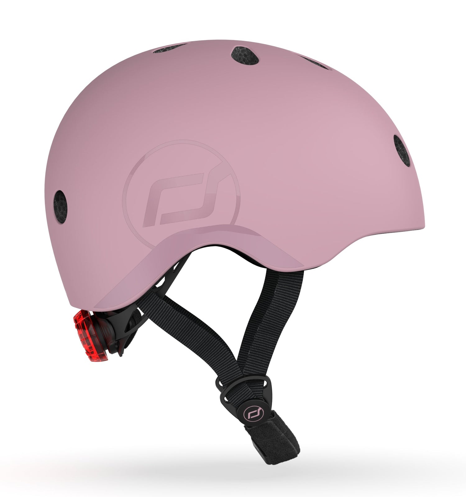Casco de seguridad infantil LED S-M Wildberry - Scoot & Ride