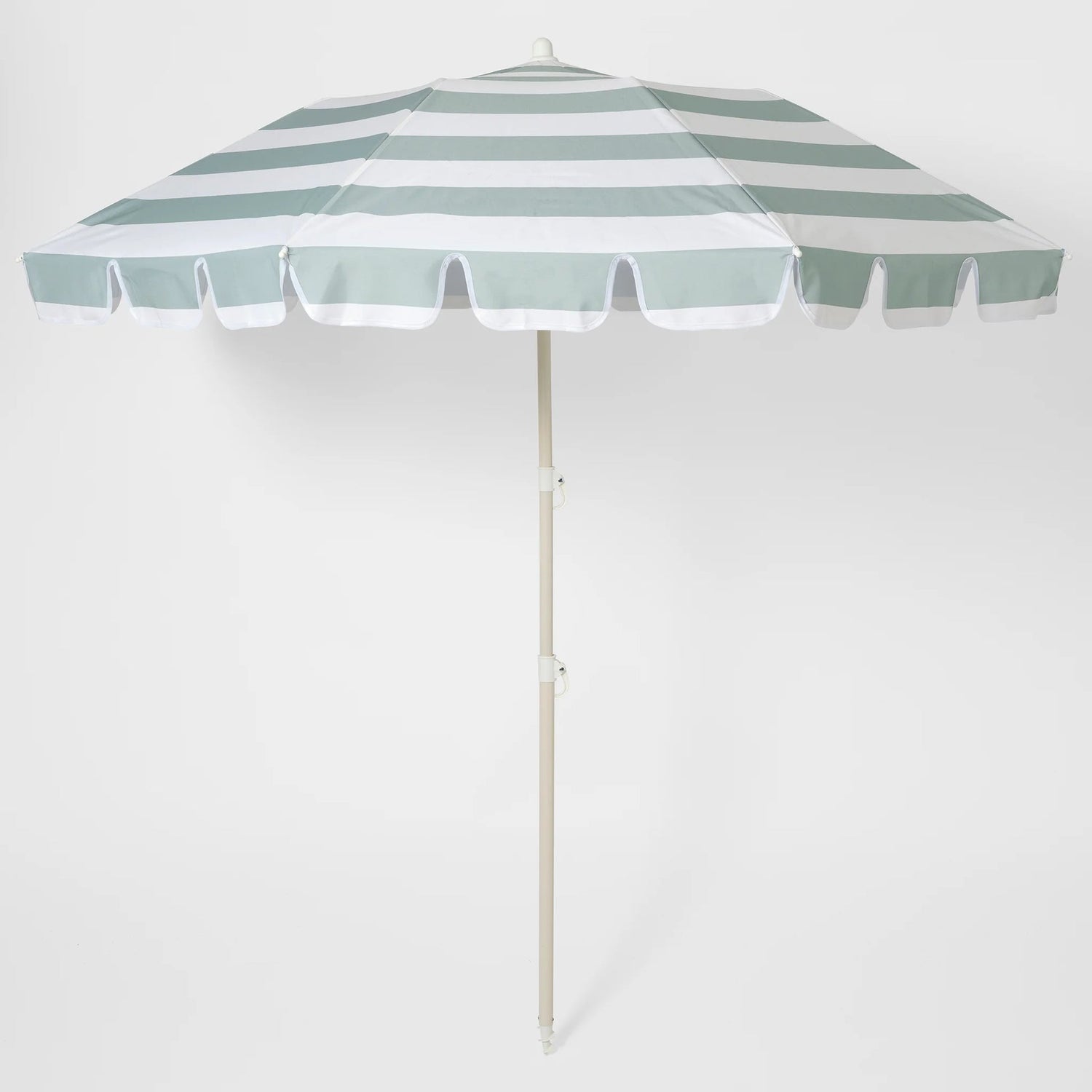 Sombrilla de playa compacta La Palma Sage Stripe – SUNNYLiFE