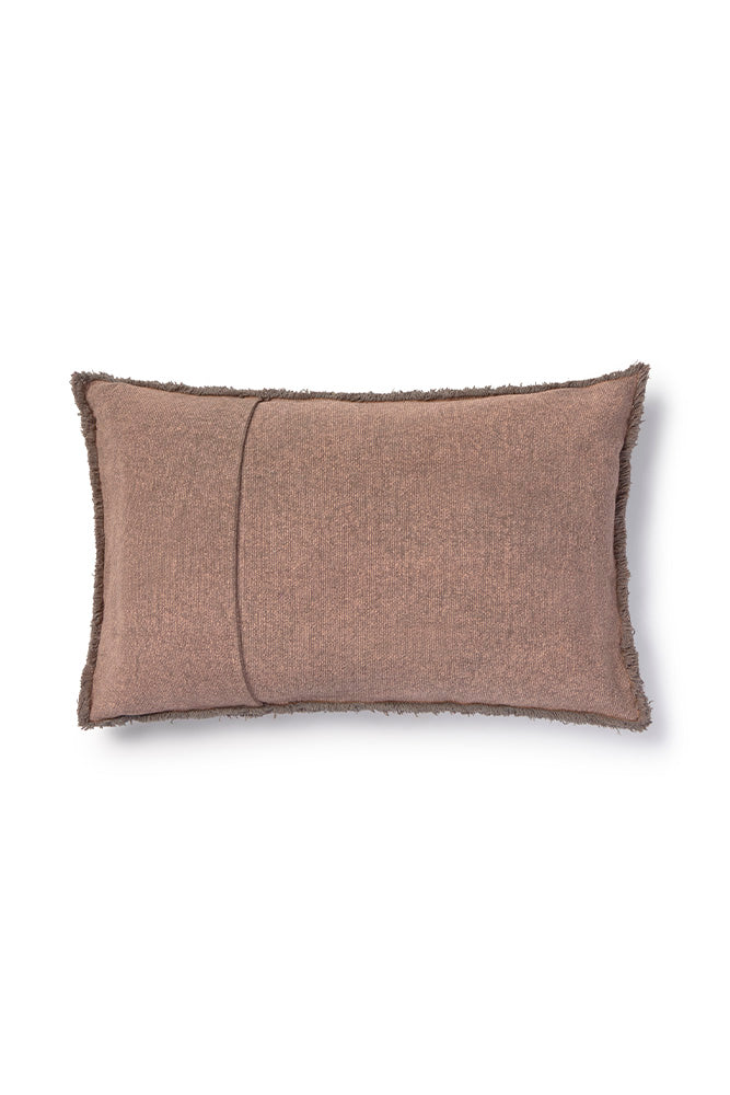 Cojín rectangular Stonewashed Soil Brown, imagen 3.