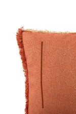 Cojín rectangular Vertical New Terracota, imagen 5.