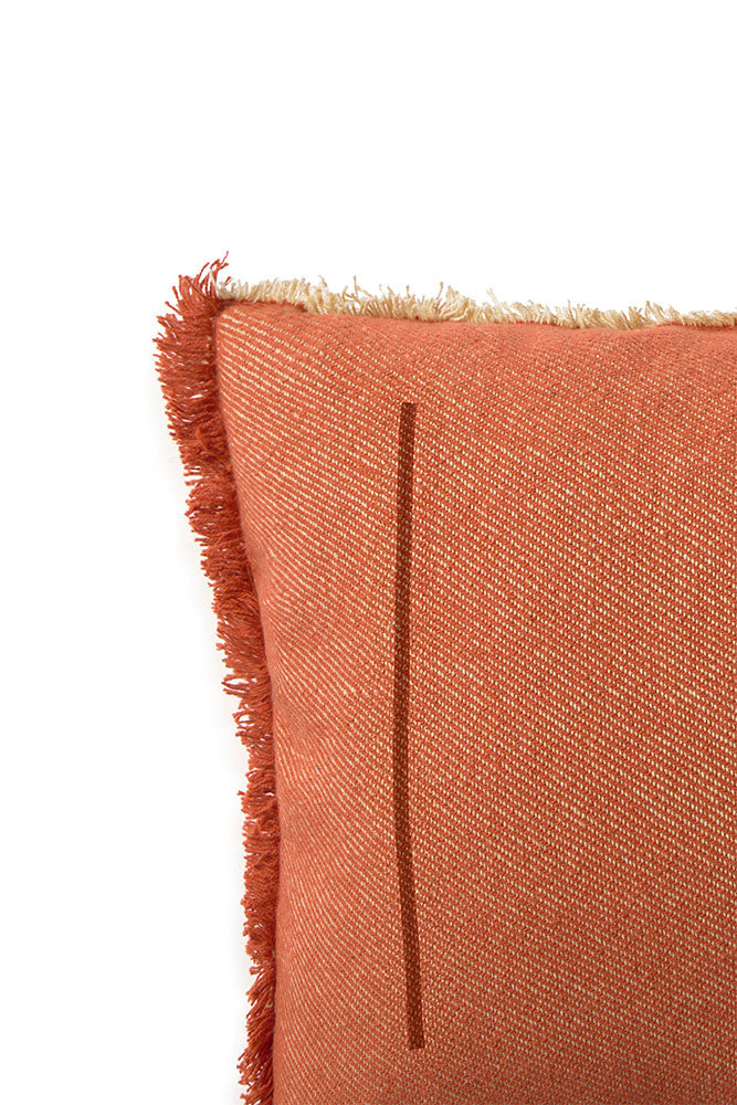 Cojín rectangular Vertical New Terracota, imagen 5.