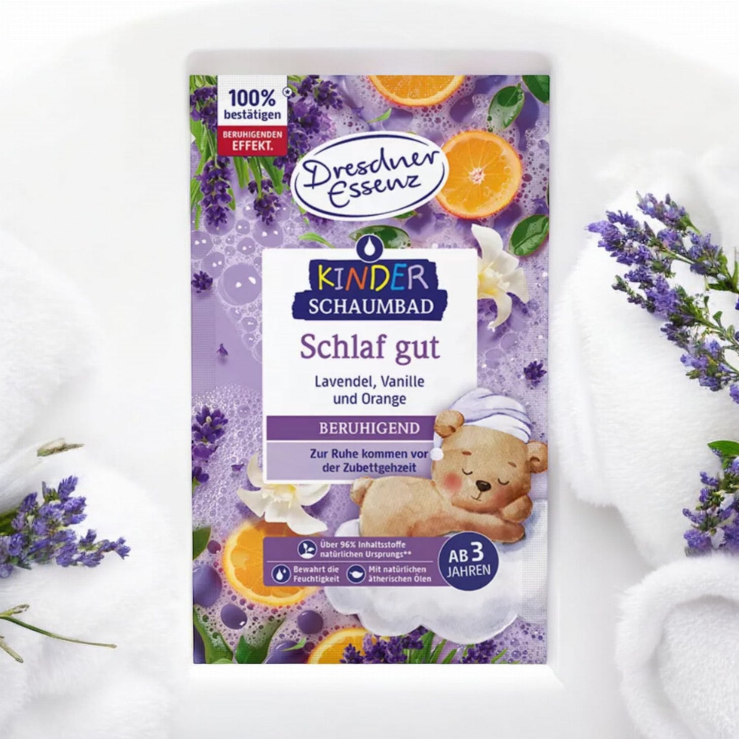 Bubble Bath Sleep Well 40ml (Lavender-Vanilla-Orange)
