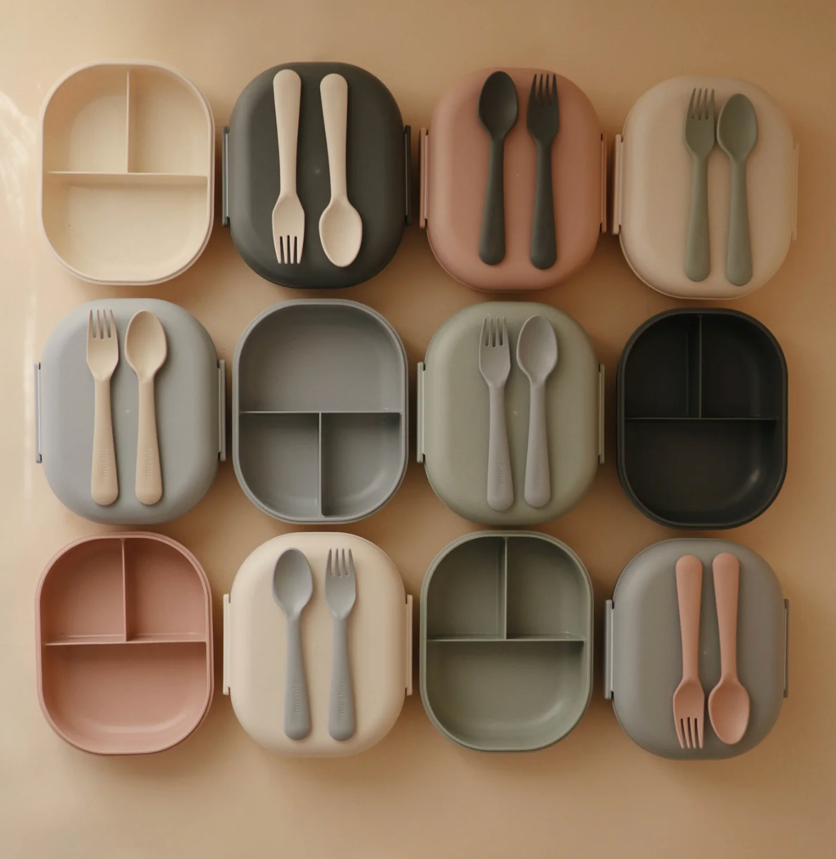 Caja de Almuerzo con Compartimentos – Ivory