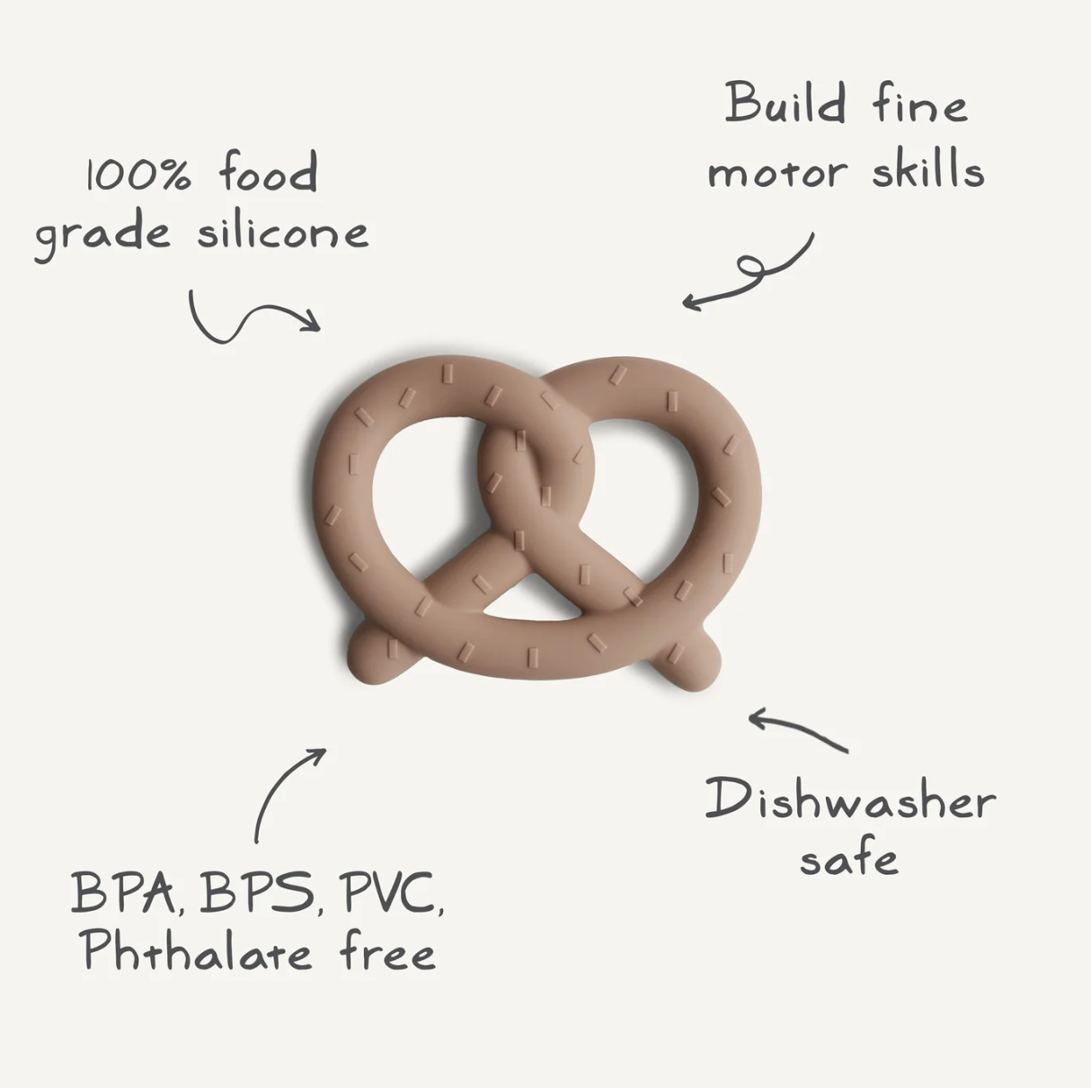 Mordedor de Pretzel - Shifting Sand/Blush