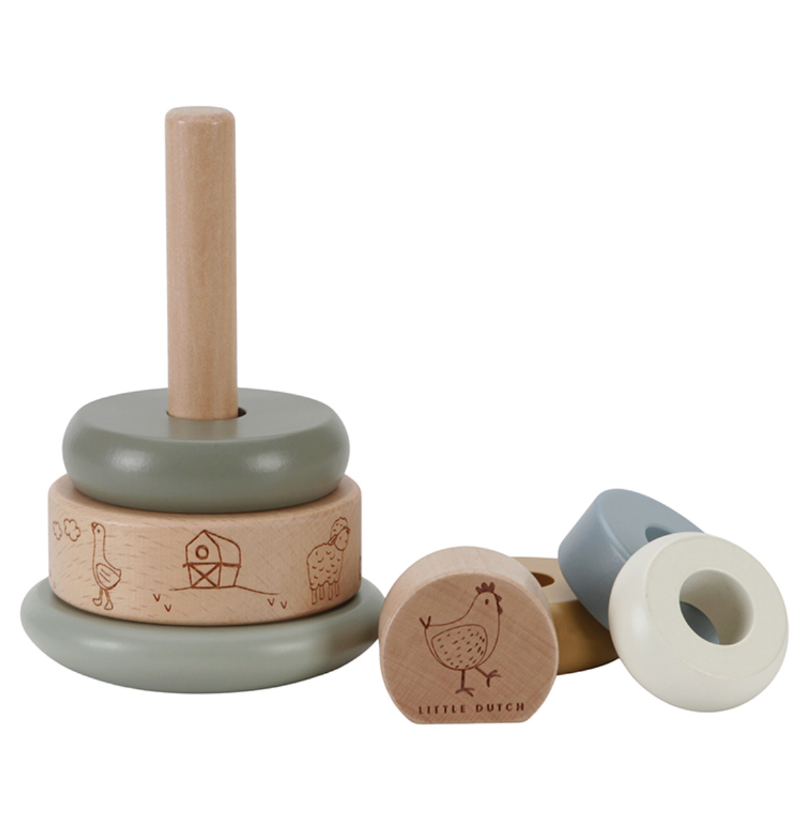 Anillos Apliables Balancables Granja - Little Dutch