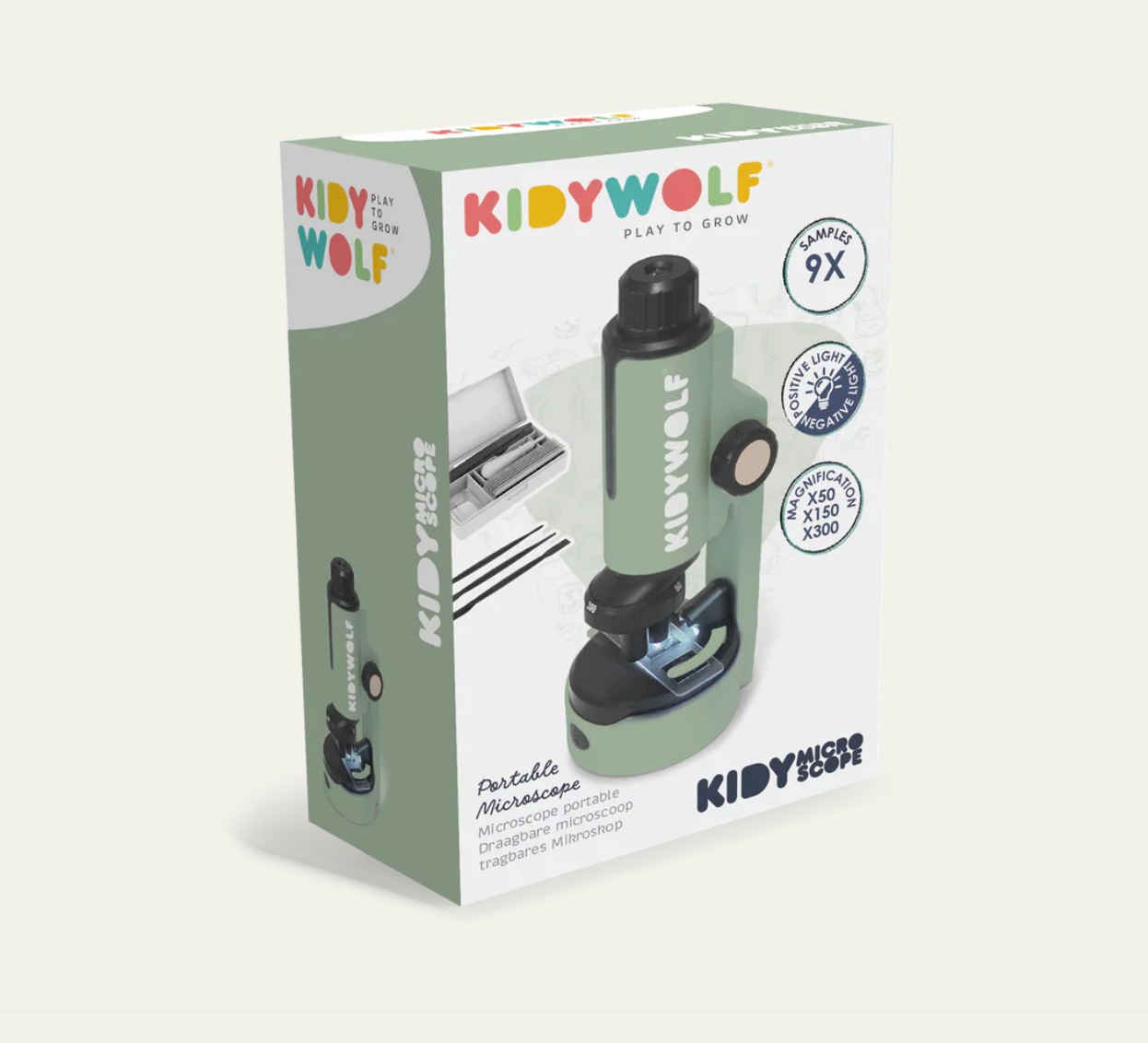 KIDYMICROSCOPE - Microscopio Portátil Verde