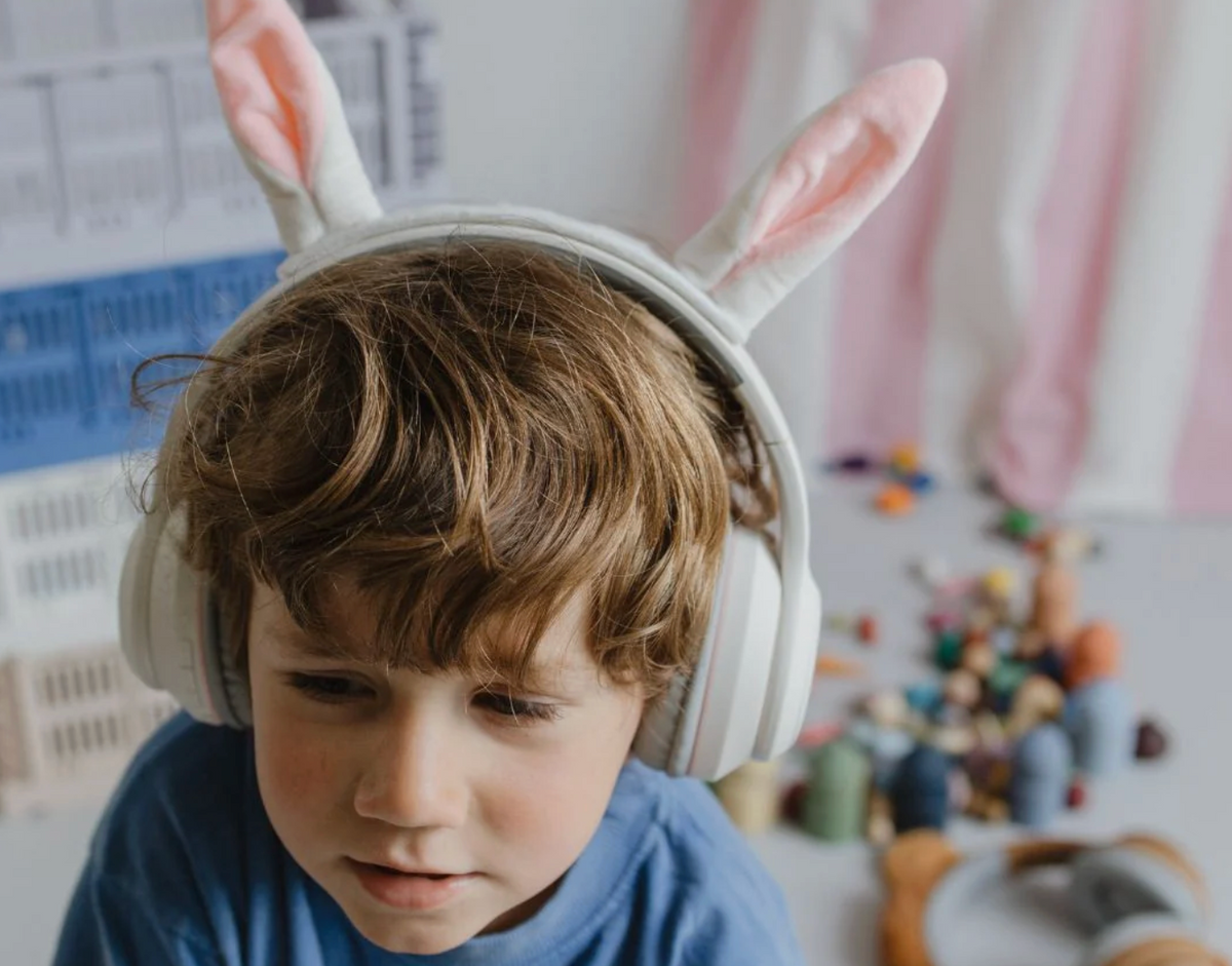 KIDYEARS - Auriculares para Niños Conejito