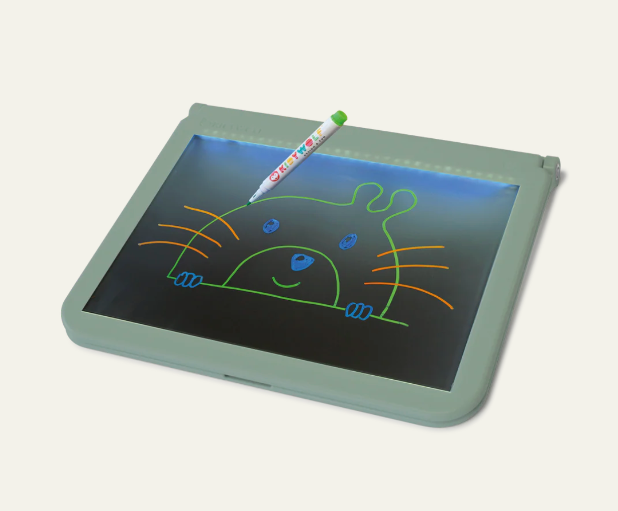 KIDYMARKERS - Rotuladores Fluorescentes (Verde, Rosa, Azul y Naranja)