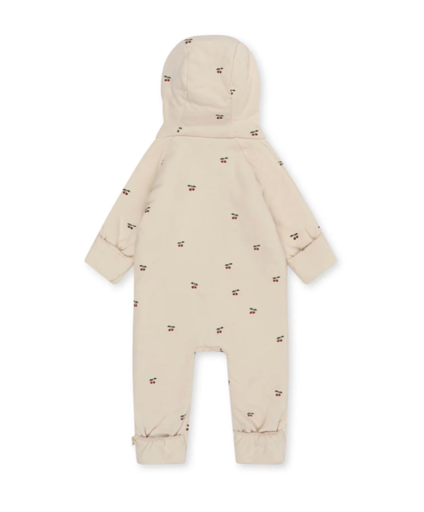 Mono Acolchado con Capucha Newborn Cherry - Konges Sløjd
