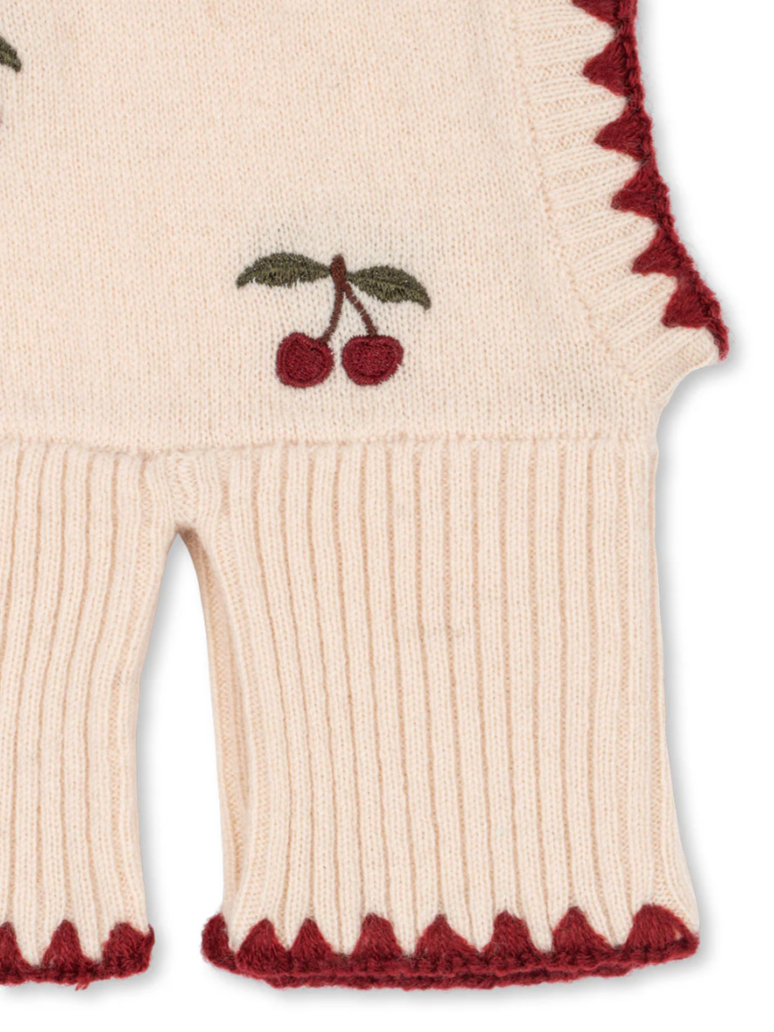 Pasamontañas de Lana Collette Off White – Konges Sløjd