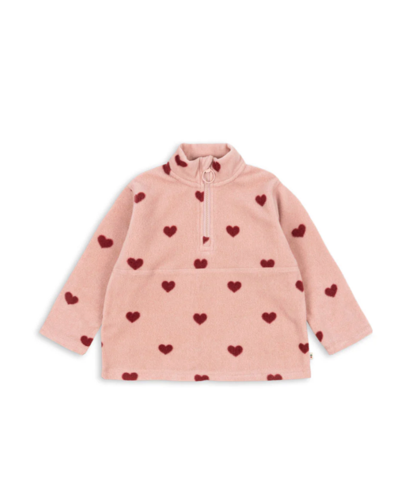 Sudadera de Forro Polar Tavi Coeur Mellow – Konges Sløjd