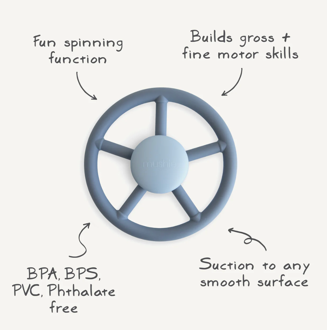 Spinner con Ventosa de Silicona SOLID WHEEL – Cloud/Stone