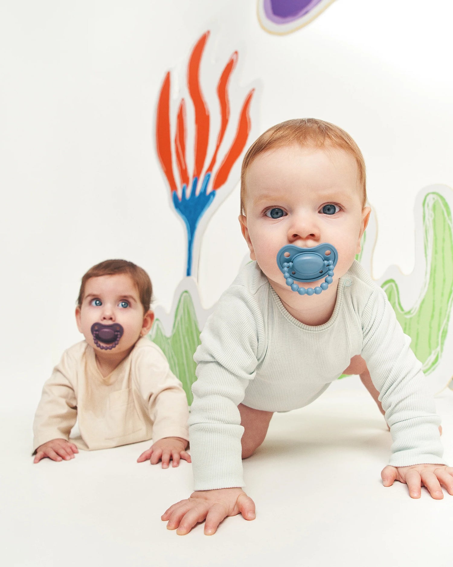 Chupete posicionador LUU Kids Color Azul Nublado