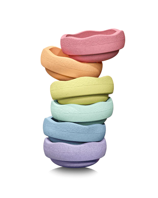 Stapelstein Mini arco iris pastel