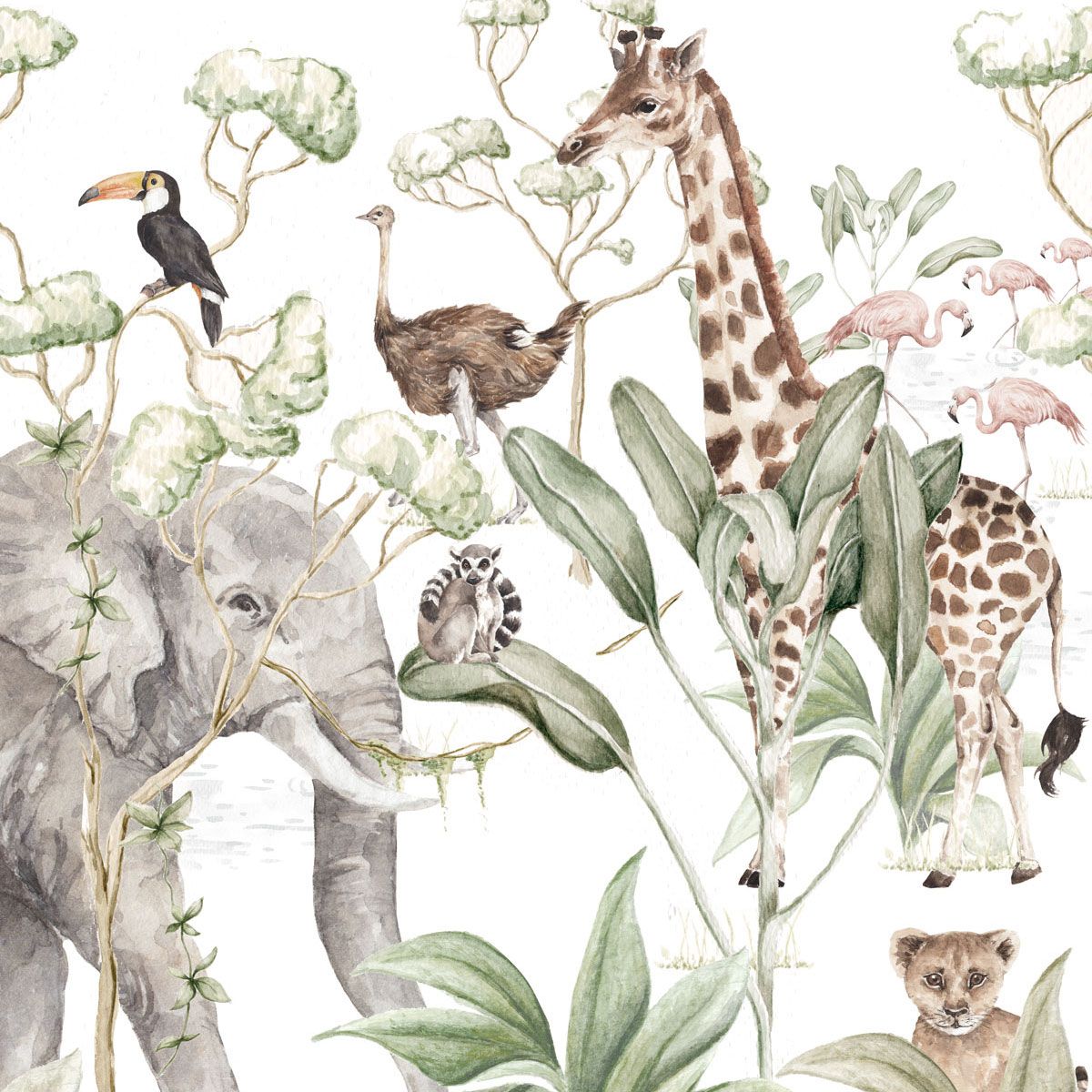 Papel Pintado Sabana (Savanna) – Dekornik