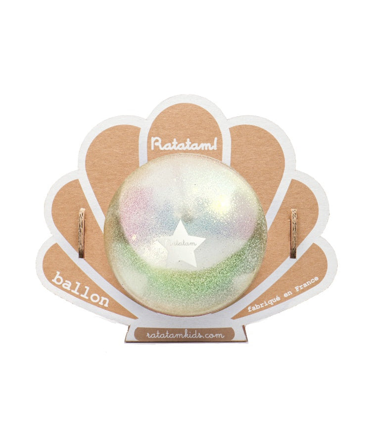 Pelota shell 10 cm (Blanca) - Ratatam