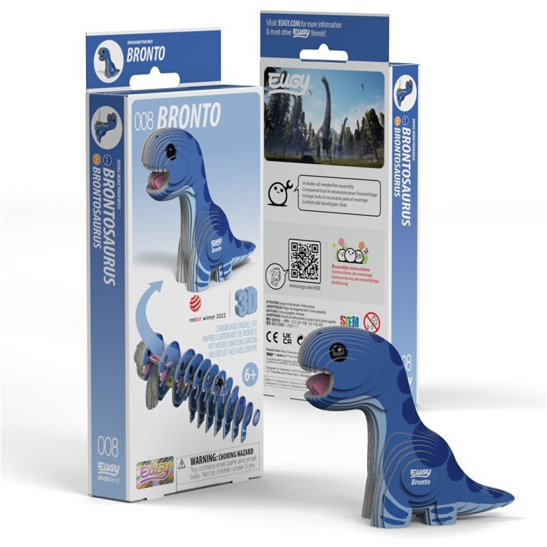 EUGY 008 Bronto - Rompecabezas 3D Sustentable