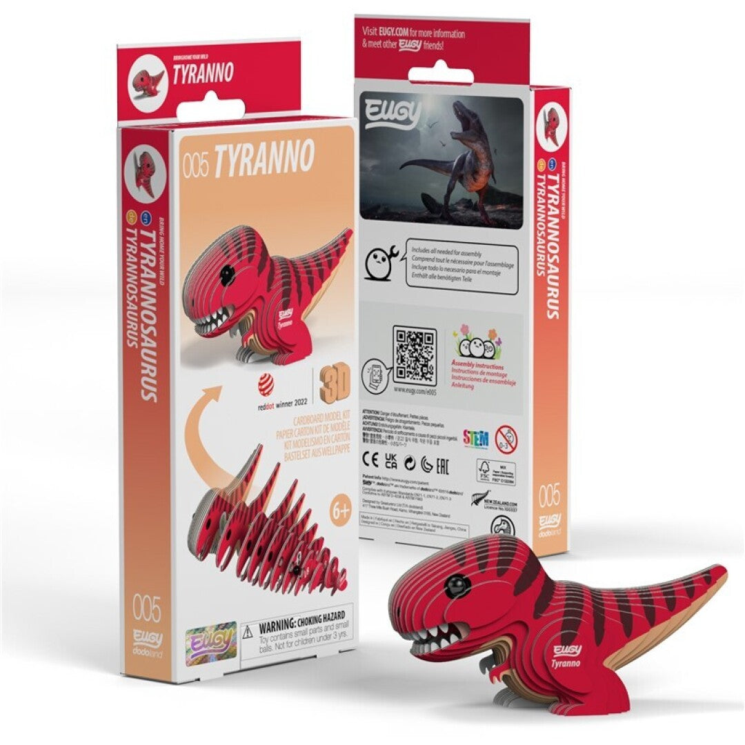 EUGY 005 Tyranno - Rompecabezas 3D Sustentable