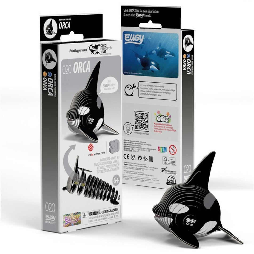 EUGY 020 Orca - Rompecabezas 3D Sustentable