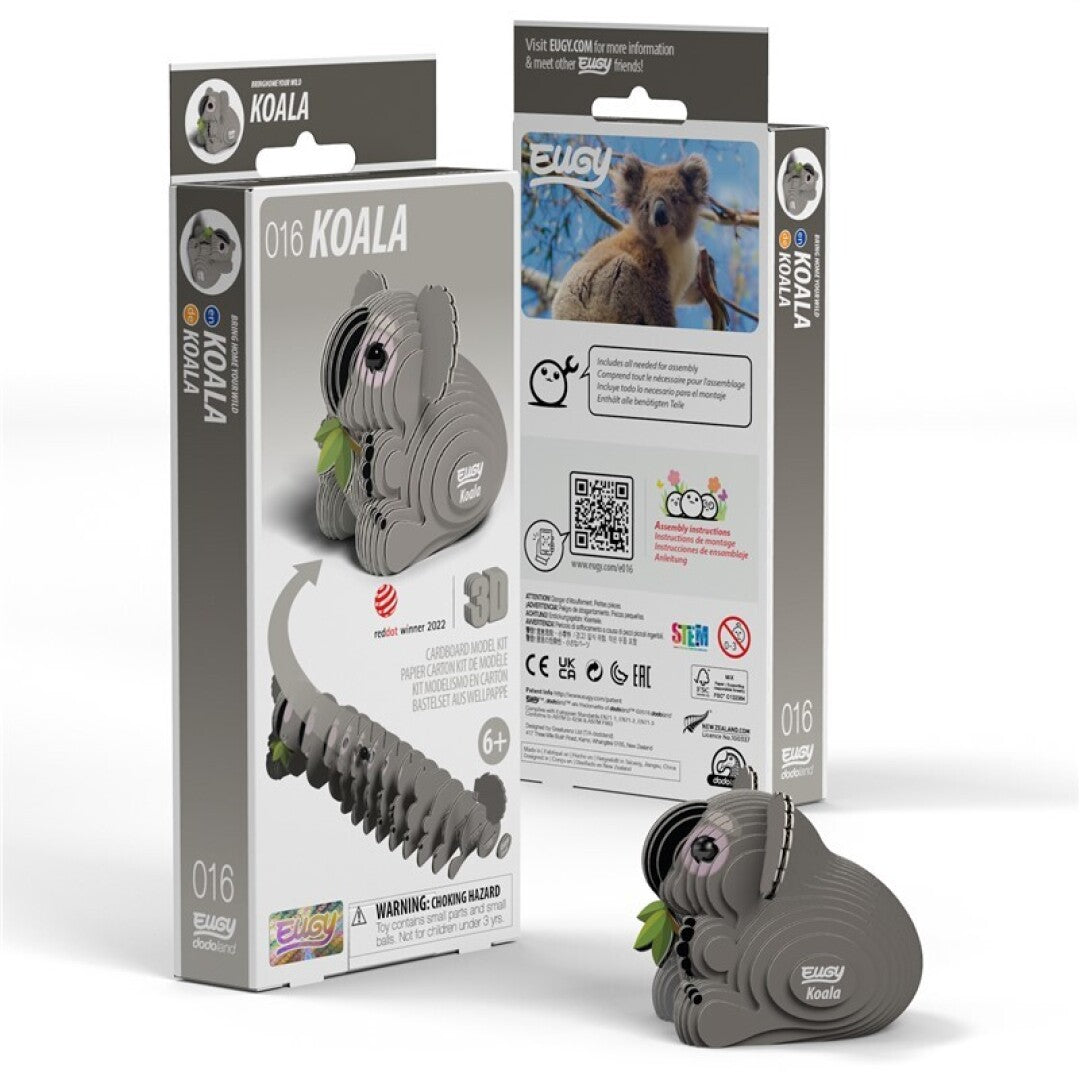 EUGY 016 Koala - Rompecabezas 3D Sustentable
