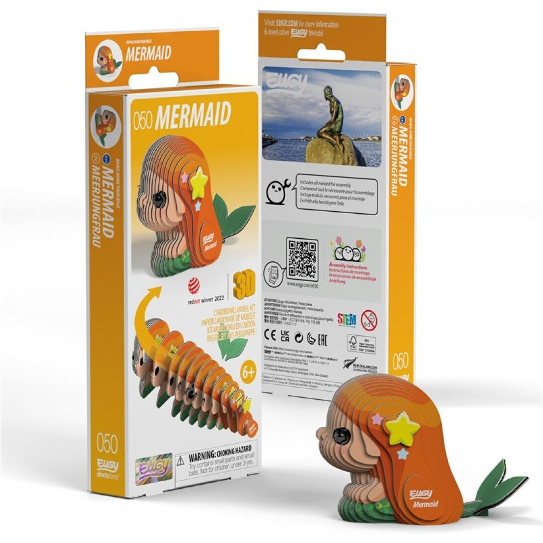 EUGY 050 Mermaid - Rompecabezas 3D Sustentable