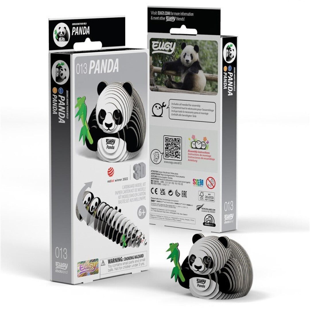 EUGY 013 Panda - Rompecabezas 3D Sustentable