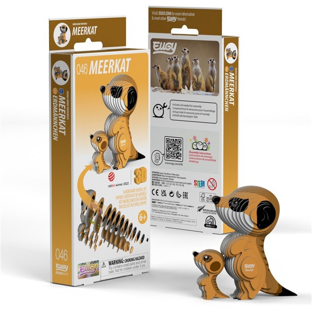 EUGY 046 Meerkat - Rompecabezas 3D Sustentable
