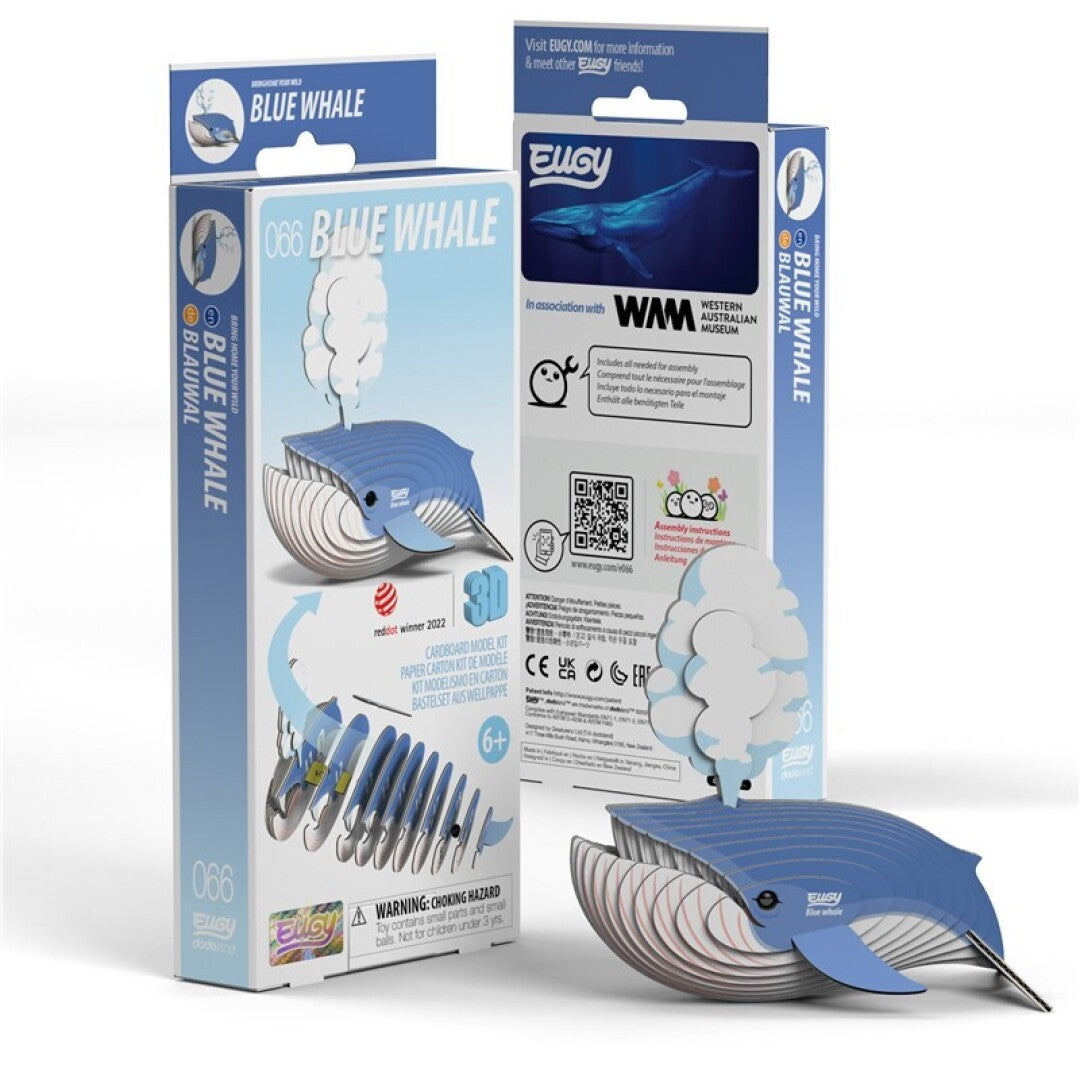 EUGY 066 Blue Whale - Rompecabezas 3D Sustentable
