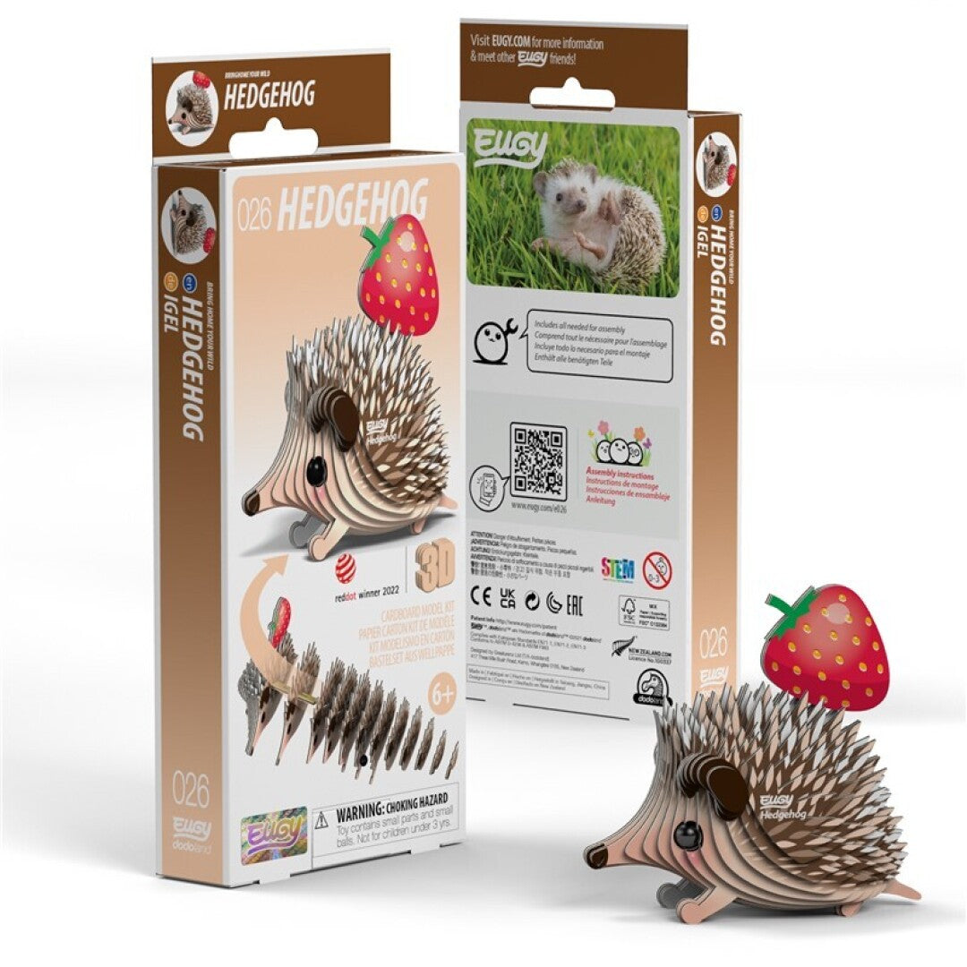 Erizo (Hedgehog) 026 - Puzzle 3D Eco - Eugy