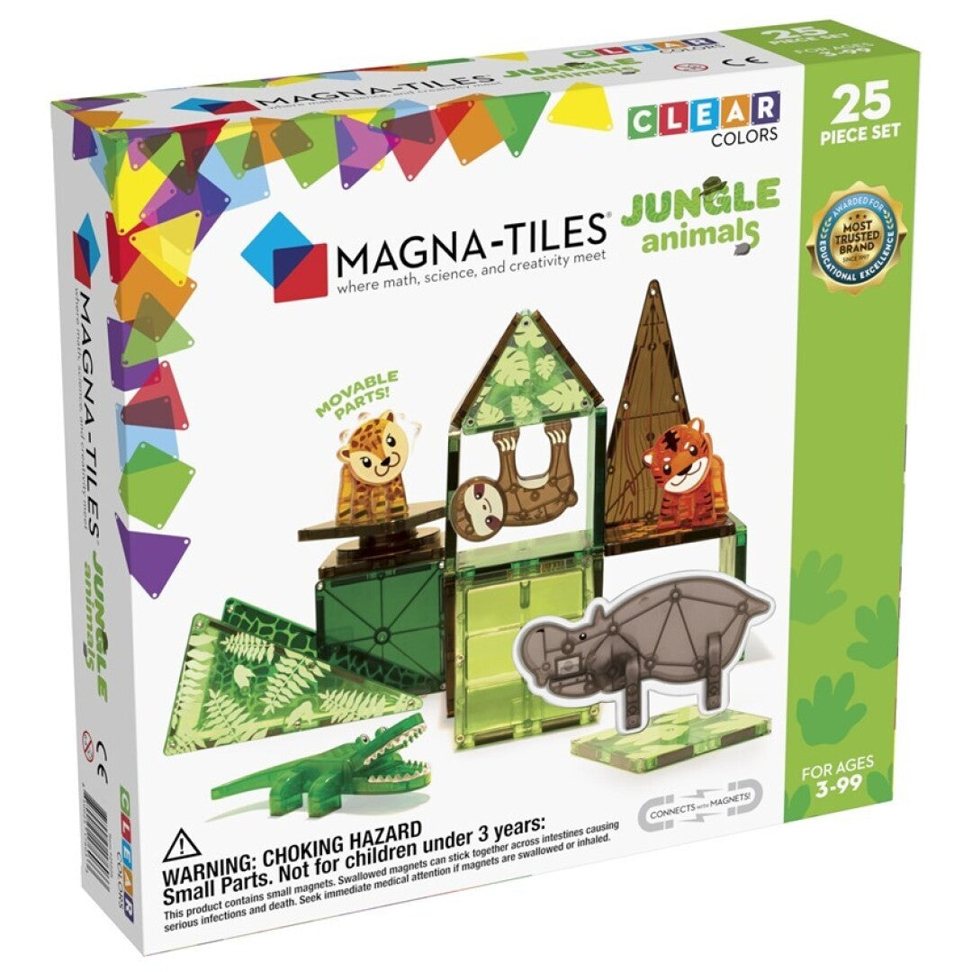 Jungle Animals Set 25 piezas - Magna-Tiles