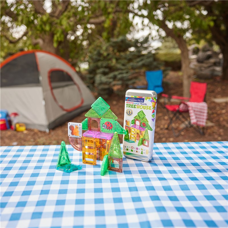 Set de viaje microMAGS Casa del árbol 24 piezas - MAGNA-TILES
