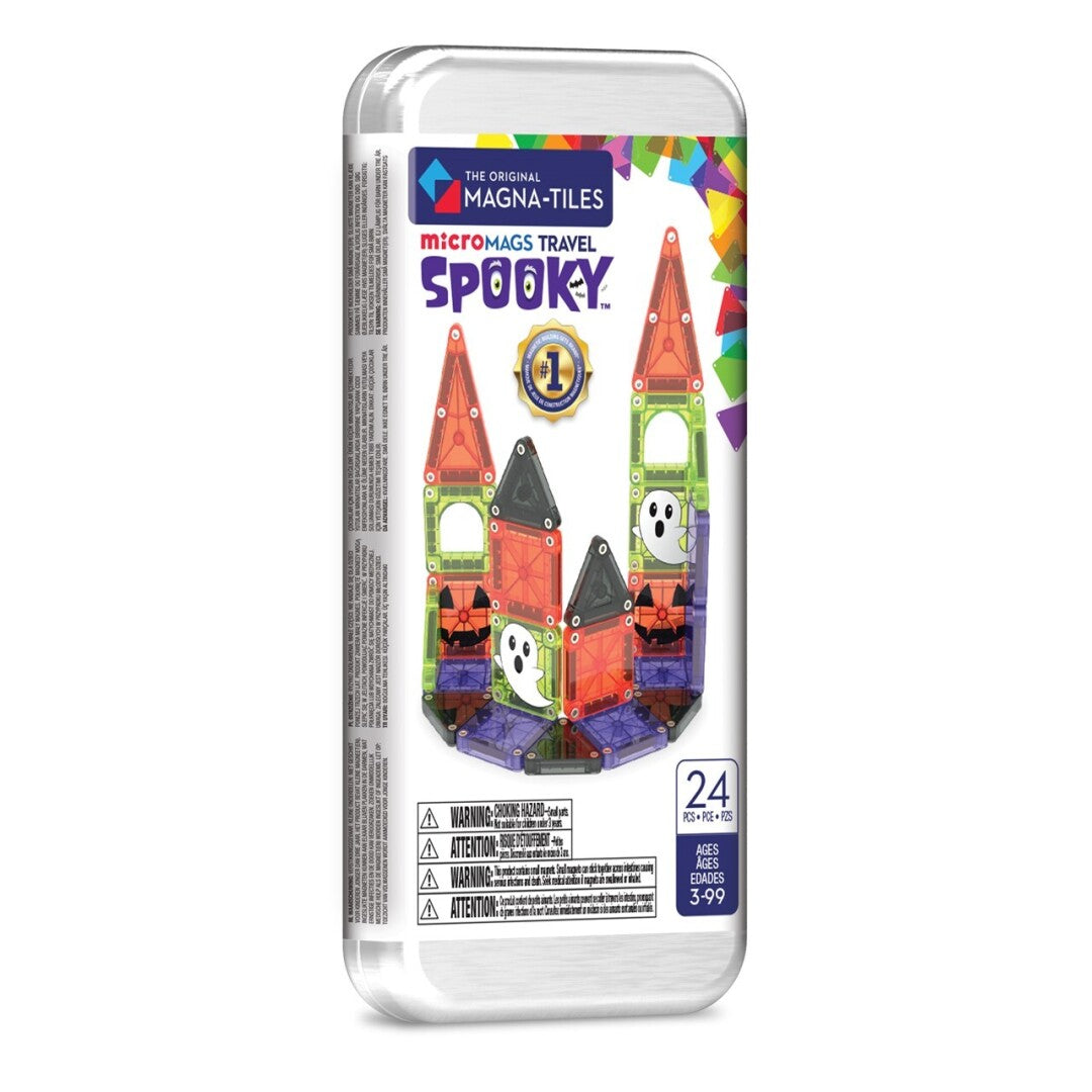 Set de viaje microMAGS Spooky Halloween 24 piezas - MAGNA-TILES