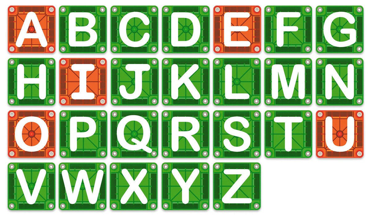 Set magnético microMAGS Letras 56 piezas - MAGNA-TILES