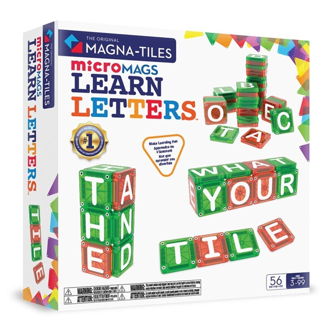Set magnético microMAGS Letras 56 piezas - MAGNA-TILES