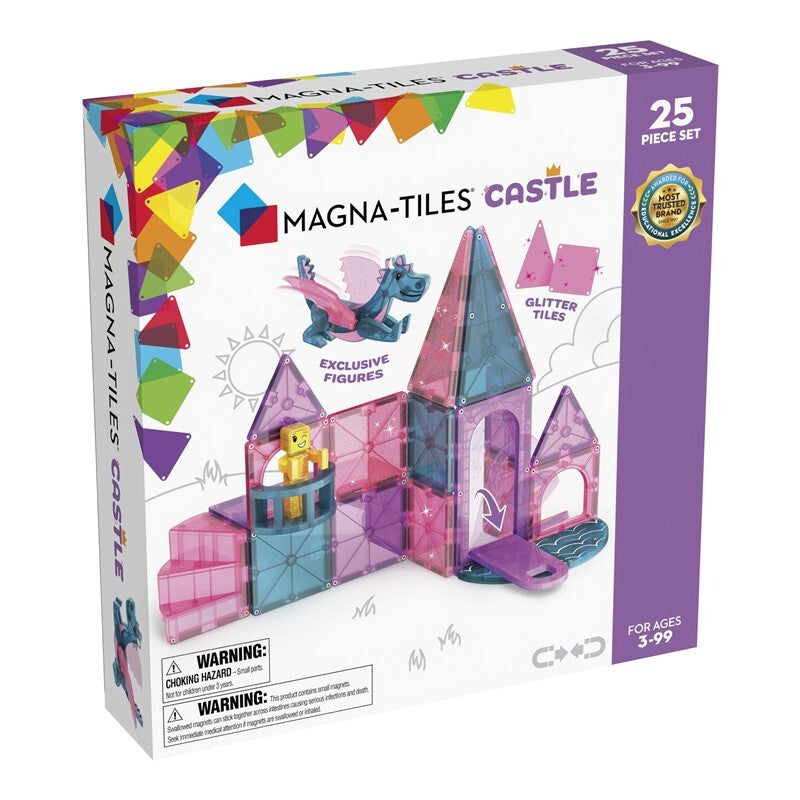 MAGNA-TILES® Juego de Construcción Magnética Castillo (25 piezas) - Castle Set