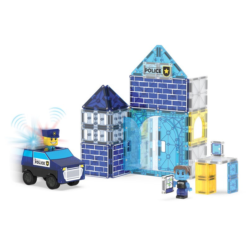 MAGNA-T Police Station Set 35 pcs - Magna-Tiles