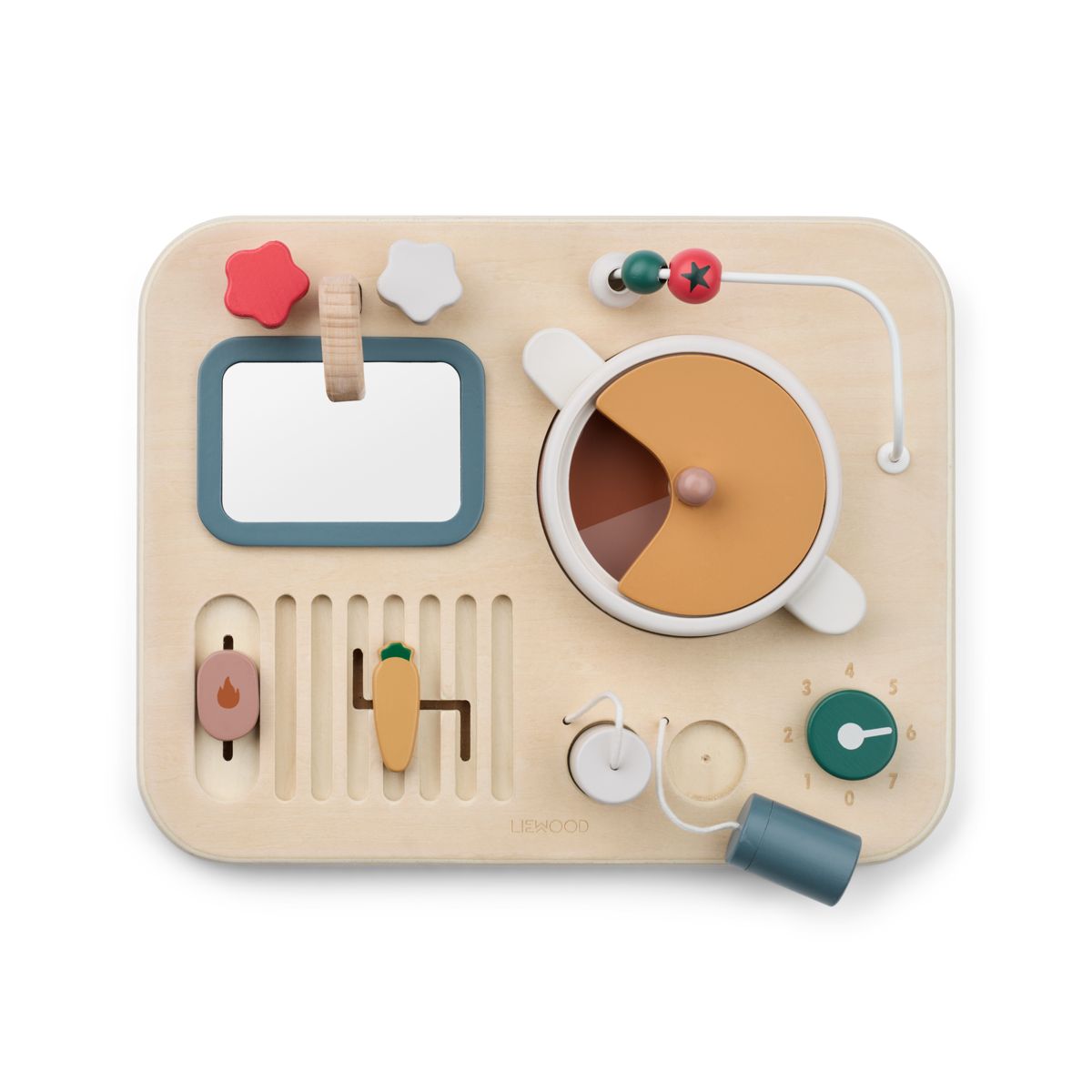 Tablero de actividades de madera Magnus Sandy multi mix – LIEWOOD