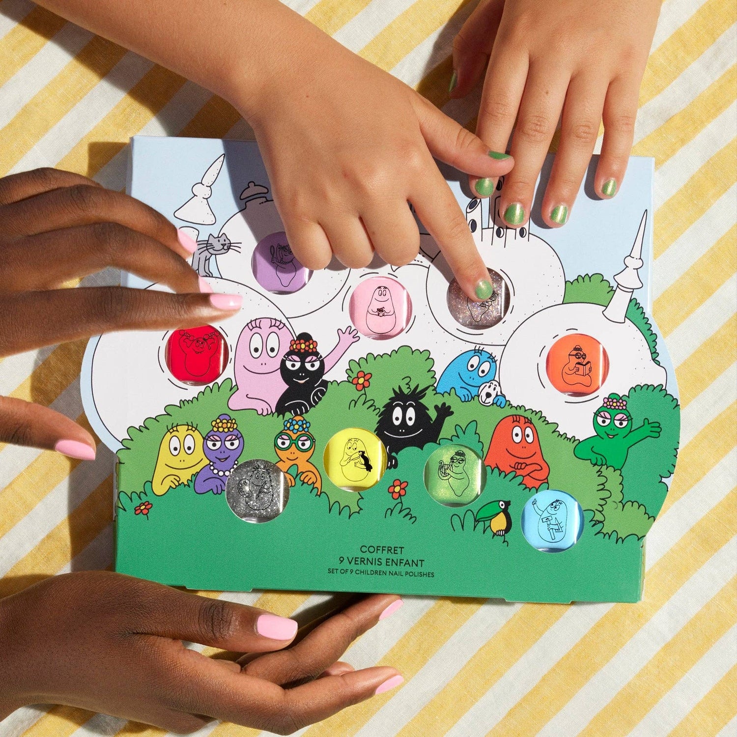 Esmalte de uñas - Estuche Familia Barbapapá
